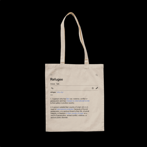 MARINA SATTI X UNHCR TOTE BAG